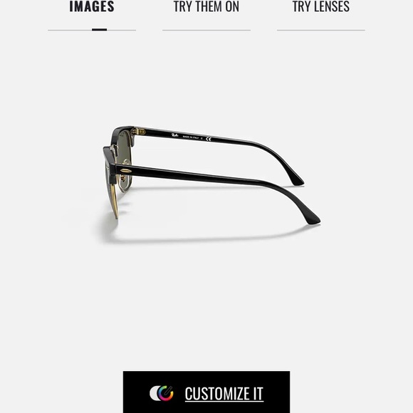 NEW RAY-BAN ClubMaster Frame: Black&Gold Lenses:Green Size: 51 - 21 - 145 - Picture 5 of 8